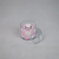 استند آرایشی جای پنبه استوانه ای