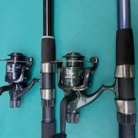 چوب ماهیگیری 3/60 با چرخ ماهی گیری نخ و قلاب آماده|ماهیگیری|تهران, بهار|دیوار