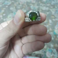 انگشتر زبر جد تمام نگین