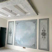 نصاب دکور قرنیز ترمو ماربل شیت|خدمات پیشه و مهارت|کرج, اتحاد|دیوار