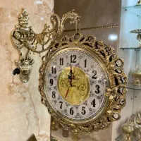 ساعت دیواری برنز دو طرفه