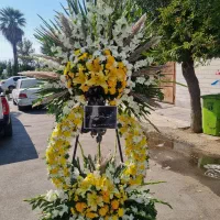 تاج گل ترحیم|خدمات پذیرایی، مراسم|شیراز, باغ تخت|دیوار