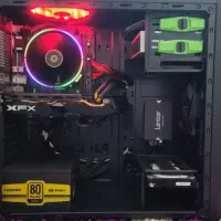 سیستم گمینگ و رندرینگ core i3 با مانیتور