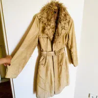 پالتو زنانه راه‌کبریتی خزدار، خارجی