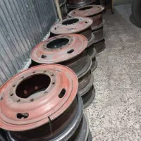 12عدد رینگ ساجی 12.24 فروشی انجام میشه 22.5 لاستیک
