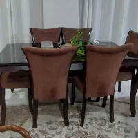 میز نهار خوری ۶ نفره میز چوب|میز و صندلی غذاخوری|کرج, آسیاب برجی|دیوار