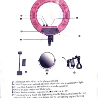 رینگ لایت خارجی با آیینه مدل CM1708M|دوربین عکاسی و فیلمبرداری|تهران, مدائن|دیوار