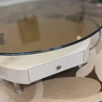 میزگردبزرگ باسه عسلی کوچک