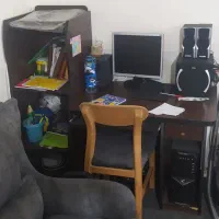 میز کامپیوترباکتابخانه،جا کفشی و جا لباسی آینه دار