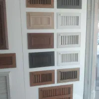 دریچه تنظیم هوا، آهنی  چوبی  الومینیومی و پلاستیکی