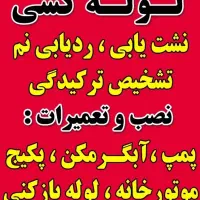 نشت یابی.ردیابی نم.ترگیدگی.تعمیرات پمپ.ابگرمگن