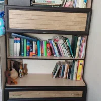 کتابخانه کشو دار ام دی اف چهار طبقه دارای باکس