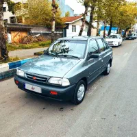 پراید مدل ۸۵ بی‌رنگ زیرخاکی