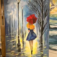 تابلوهای نقاشی رنگ و روغن اثر هنری تازه تمام شده|تابلو، نقاشی، عکس|تهران, اوین|دیوار