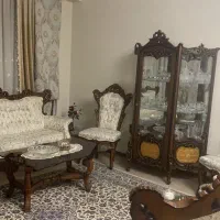 مبلمان استیل به همراه میز ناهار خوری و بوفه|مبلمان خانگی و میز عسلی|تهران, سعادت‌آباد|دیوار
