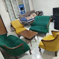 مبل راحتی مینیما ۷ نفره درحد چوب روس