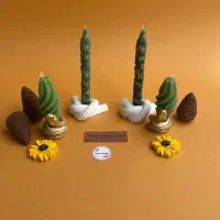 فروش تعدادی لوازم شمعسازی قالب های سیلیکونی