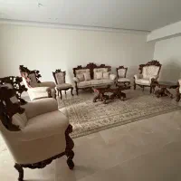 مبلمان و نهارخوری تمام چوب منبت چوب گردو|مبلمان خانگی و میز عسلی|تهران, شهرک هما|دیوار