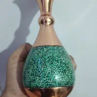 فروش تکی جاشکلاتی و گلدان مسی فیروزه کوب|صنایع دستی و سایر لوازم تزئینی|گنبد کاووس, |دیوار