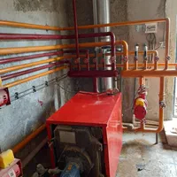 تاسیسات تعمیرات موتورخانه استخر پمپ اب مشعل