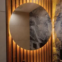 آیینه بک لایت و دفرمه|آینه|کیش, |دیوار