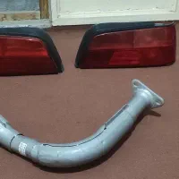 دو عدد چراغ عقب پارس و گلویی اگزوز پراید