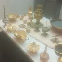 سماورزغالی قدیمی وسماورکوچیک آنتیک باتمامی لوازمش