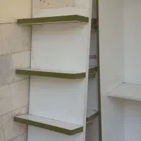 کیف و کفش و ام دی اف|کتابخانه، شلف، قفسه‌های دیواری|تربت‌حیدریه, باغ ملی|دیوار