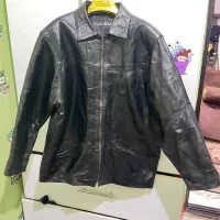 کاپشن چرم اصلی pull&bear
