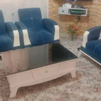 مبل ۷نفره همراه میزوسط و۳تکه|مبلمان خانگی و میز عسلی|لنگرود, |دیوار