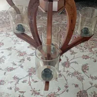 لوستر چوبی|لوستر و چراغ آویز|همدان, |دیوار