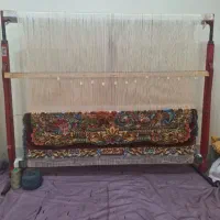 چله تابلو فرش نیمه کاره