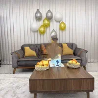 پرده مینیمال حریر ضخیم با زیرپرده