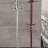دوعدد چوب لباسی فلزی ایستاده