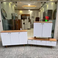 ست جاکفشی میز تلوزیون مینیمال دو رنگ با ضمانت|جاکفشی، کمد، دراور|مشهد, شفا|دیوار