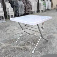 میز پلاستیکی غذاخوری ناهارخوری پایه فلزی تاشو مربع|میز و صندلی غذاخوری|تهران, صادقیه|دیوار