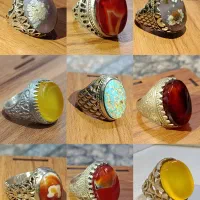 انگشتر عقیق شجر سلیمانی دور( 20%تخفیف)