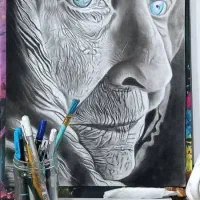 قبول سفارش طراحی و سیاه قلم|تابلو، نقاشی، عکس|زنجان, |دیوار