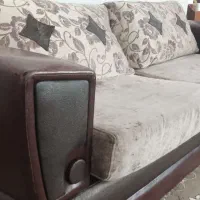 یک دست مبل چرم در حد