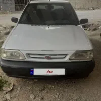 پراید مدل ۹۲ چهارلکه رنگ شاسی سمت راننده سرشاسی