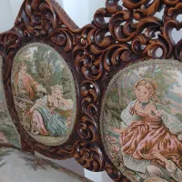 مبل انتیک و قدیمی وپارچه طرح لیلی مجنون|مبلمان خانگی و میز عسلی|تهران, منیریه|دیوار