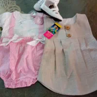 لباس نوزاد و کفش نوزاد نو