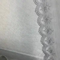 پرده حریر لب حاشیه دوطرف ترک درحد نو|پرده، رانر، رومیزی|تهران, بهاران|دیوار