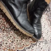 نیم پوتین  چرم