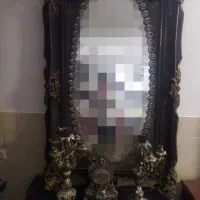 آینه و شمعدان و کنسول و جا قرآنی