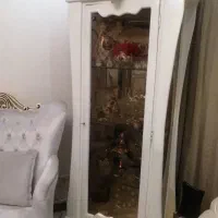 بوفه سفید چوبی