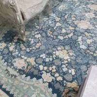 فرش 9 متری 4 تخته 1500 شانه ابی اسمانی سرمه ای|فرش|سقز, |دیوار