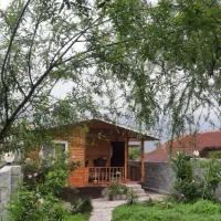 کلبه چوبی لیام دربستی داخل جنگل وکناررودخانه