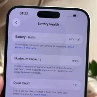 آیفون ۱۵ پرومکس ۲۵۶ گیگ باطری ۹۸٪ ZAA|موبایل|تهران, شهرک غرب|دیوار