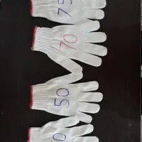 دستکش کار نخی بافتنی